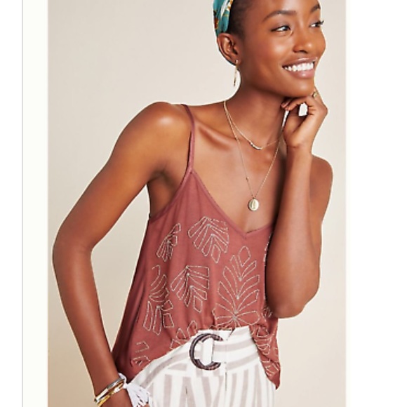 Anthropologie Tops - Alison Beaded Tank, Anthropologie